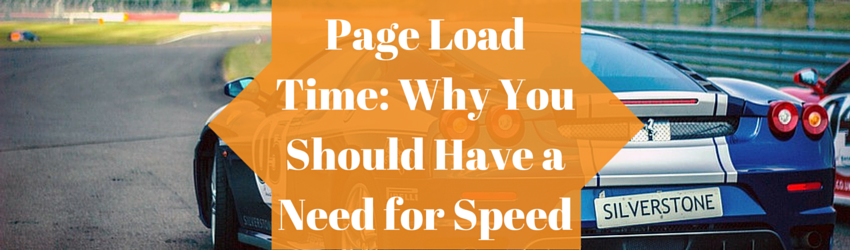 racecar page load time you should have a need for speed